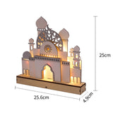 Led Wooden Ornament Bedroom Table Lamp Home Decor For Ramadan Eid Mubarak Muslim Islam Eid Party Wood Decoration