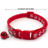 2021 Dog Necklace Decorative Anti-lost Pet Collar Adjustable Paw Printed Pet Collar Pet Rope Leash Accessories For Spring Summer