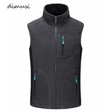 DIMUSI Winter Mens Fleece Vests Male Thick Warm Waistcoats Casual Outwear Thermal Softshell Vests Man Sleeveless Jacket Clothing - ISQI