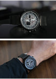 CITIZEN Men Watches Luxury Trend Quartz Calendar Waterproof Multi Function Fancy Round Watch Stainless Automatic Watch