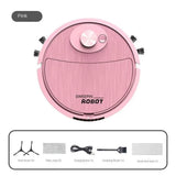 1/2PCS Robot Vacuum Cleaner USB Charging Brushless Motor Strong Suction 3 in 1 Electric Sweeper for Pets Hair Hard Floors