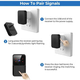 Intelligent Wifi Doorbell Outdoor High-Definition Camera Anti-Theft Door Bell Night Vision Home Monitor Door Phone Voice