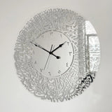 Islamic Calligraphy Wall Clock, Modern Muslim Quartz Clock  Clock Watch for Living Room Bedroom Nursery Room Eid Ramadan