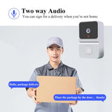 Z40 Doorbell Camera Wireless With Chime 2-Way Audio HD Live Image WiFi Door Bell Camera Night Vision Anti-Theft Alarm