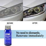 Ceramic Headlight Restoration Kit 30/50/100ML Headlight Cleaner Restorer Lens Polisher UV Protection Head Light Lens