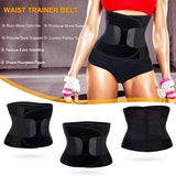 XS Women Waist Trainer Strap Tummy Control Cincher Abdomen Trimmer Sauna Sweat Workout Girdle Body Shaper Belly Band Sports Belt