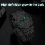 Original Famous Male Watch With Stainless Steel Strap Hot Men Watches Casual Sport Chronograph Calendar Luminous Wristwatch