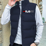 2024 Men's Casual Sleeveless Jacket Men's Autumn and Winter Warmth Windproof British Sports Luxury Down Vest jacket - ISQI