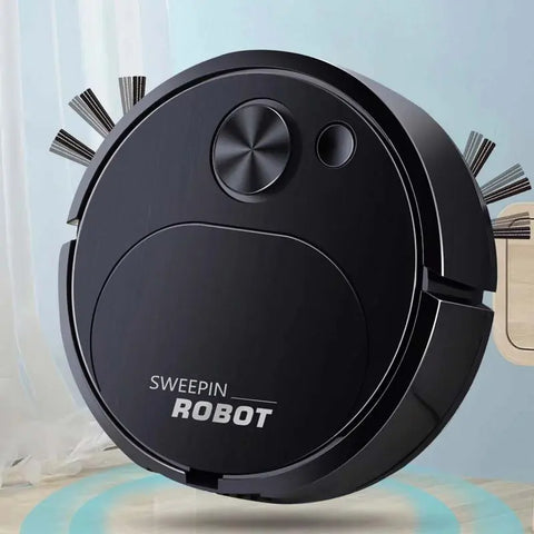 Smart Sweeping Robot 3-in-1 Cordless USB Robotic Vacuum Cleaner Intelligent Sweeping Dragging Suction Robot Floor Clean Machine