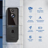 Visual Doorbell Camera Wifi Intelligent HD Wireless Night Vision Door Bell Remote Electronic Camera Home Peephole for Smart Life