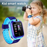 Child Smart Watch Q12B 2G Network Kids Smartwatch Boys Girls Dial Call SOS LBS Photo Camera Math Game ForAndroid IOS Setracker