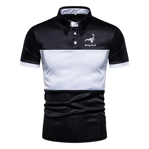 New Fashion Summer Men's Casual Short Sleeve T-Shirt Polo Shirt