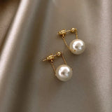 Accessories for Women Small Pearl Pendant Earrings for Woman Korean Fashion Jewelry Party Ladies' Unusual Dangle Earrings Gift