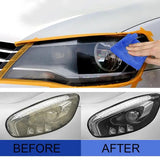 Ceramic Headlight Restoration Kit 30/50/100ML Headlight Cleaner Restorer Lens Polisher UV Protection Head Light Lens