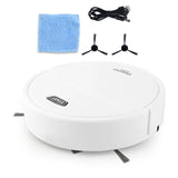 Robot Vacuum Cleaner Strong Suction, 90 min Runtime, Quiet, Slim, for IDEAL for Pet Hair, Carpets, Hard Floors Black Whi N0PF