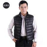 Mens Down Parkas New Autumn Warm Sleeveless Jackets Male Winter Casual Waistcoat Vests Hot Sale Veste Homme Brand Clothing - ISQI