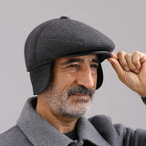 Winter men's hats men's winter warm earmuffs in the old man's forward Hat Dad's cap sun hats