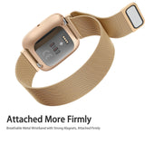 Metal Magnetic Strap For Fitbit Versa 1/Versa 2/versa 3/Versa 4 Band Bracelet Wristband For Fitbit Versa Lite/Sense 2 Strap