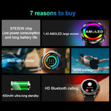 Xiaomi 2023 Men Business Bluetooth Call Smartwatch ECG+PPG Heart Rate Blood Pressure Men Sports Smartwatch 400MAh Battery Watch