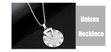 FLOLA New Design Islamic Allah Pendant Necklace for Men and Women Stainless Steel Chain Necklaces religious Jewelry nkea045