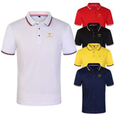 Summer Men's Light Business Casual Short Sleeve Polo Shirt Summer Short Sleeve Top T-Shirt