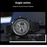 CITIZEN Men Watches Luxury Trend Quartz Calendar Waterproof Multi Function Fancy Round Watch Stainless Automatic Watch