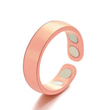 Punk Trendy Magnetic Therapy Weight Loss Ring for Women Men Anti Snoring Rings Power Slimming Burning Fat Health Care Jewelry - ISQ D