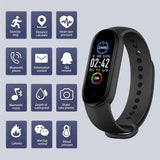 M5 Smart Watches Smart Band Sport Fitness Tracker Pedometer Heart Rate Blood Pressure Monitor Bracelet For Men Women_ISQ