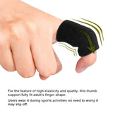 10pcs Stretchy Sports Finger Sleeves Arthritis Support Finger Guard Outdoor Basketball Finger Protection Sports Safety - ISQ D