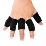 10pcs Stretchy Sports Finger Sleeves Arthritis Support Finger Guard Outdoor Basketball Finger Protection Sports Safety - ISQ D