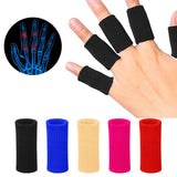 10pcs Stretchy Sports Finger Sleeves Arthritis Support Finger Guard Outdoor Basketball Finger Protection Sports Safety - ISQ D