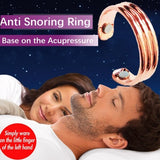 1 PC Anti Snore Ring Magnetic Therapy Acupressure Treatment Against Snoring Device  Finger Ring Sleeping Aid - ISQ D