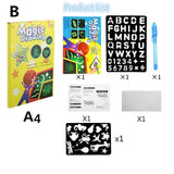 Educational Toy Drawing Board Tablet Graffiti 1pc A4 A3 Led Luminous Magic Raw With Light-fun