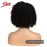 Sleek Short Human Hair Wigs Kinky Curly Wig For Women Remy Brazilian Hair Pixie Cut Wig Natural Part Curl Wigs Fast France USA