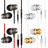 In Ear phone Bass Earphone Earbuds for Xiaomi iphone Huawei Phone MP3 Laptop 3.5mm Wired Handsfree Headsets with Mic