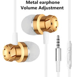 In Ear phone Bass Earphone Earbuds for Xiaomi iphone Huawei Phone MP3 Laptop 3.5mm Wired Handsfree Headsets with Mic