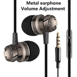 In Ear phone Bass Earphone Earbuds for Xiaomi iphone Huawei Phone MP3 Laptop 3.5mm Wired Handsfree Headsets with Mic