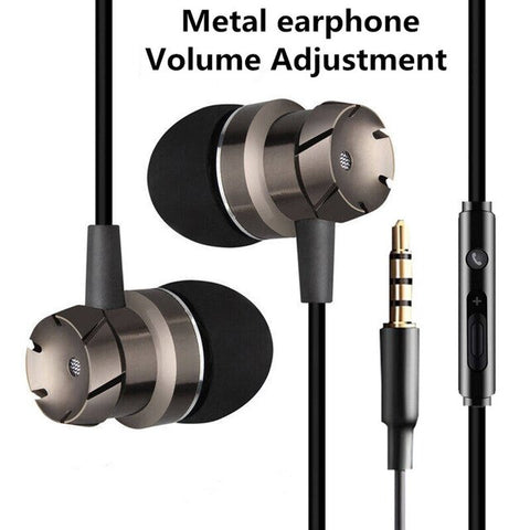 In Ear phone Bass Earphone Earbuds for Xiaomi iphone Huawei Phone MP3 Laptop 3.5mm Wired Handsfree Headsets with Mic