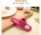 1pcs Stainless Steel Garlic Press Manual Garlic Mincer Chopping Garlic Tools Curve Fruit Vegetable Tools Kitchen Gadgets_ISQ