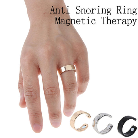 3 Colors Anti Snore Ring Titanium Alloy Treatment Reflexology Anti Snoring Apnea Sleeping Device_ISQ