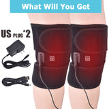 Heating Knee Pads - Knee Brace Support Pads - Thermal Heat Therapy Wrap - Hot Compress Knee Massager for Cramps - Arthritis Pain Relief – ISQ