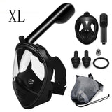 Scuba Diving Mask Full Face Snorkeling Mask Underwater Anti Fog Snorkeling Diving Mask For Swimming Spearfishing Dive Men