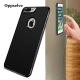 Oppselve Anti Gravity Phone Case For iPhone XS Max XR X 8 7 6 S 6S Plus Antigravity Magical Nano Suction Cover Adsorbed Car Case