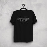 Skuggnas I Speak Fluent Sarcasm T-Shirt tumblr funny tees Unisex Sarcasm t shirt casual tops t shirt tumblr grunge clothes